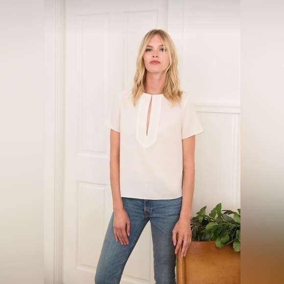 Jenni Kayne Cream Blouse - Picture 1 of 11